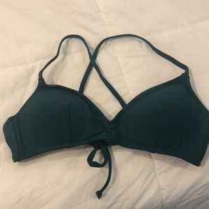JCrew French Cross Back Bikini Top